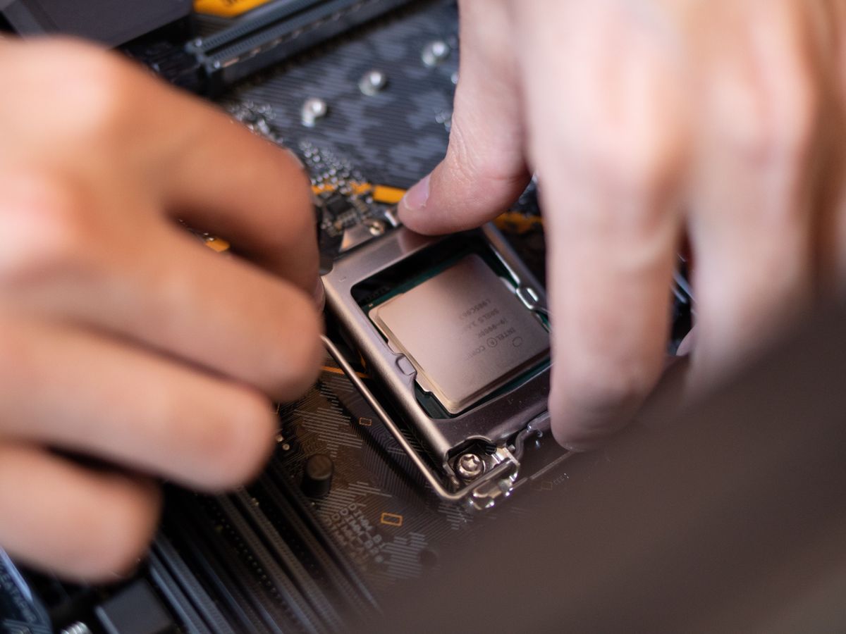 Fitting a processor into a motherboard socket