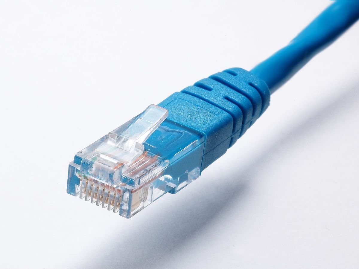 Ethernet cable connector